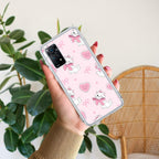 Cute Kitty Bliss Transparent Silicon Case For Redmi Note 13 5G