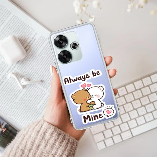 Cute Cuddle Bears Transparent Silicon Case For Poco - ShopOnCliQ