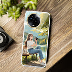 Natures Frame Transparent Silicon Case For Realme C55