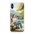 Natures Frame Transparent Silicon Case For iPhone X/Xs