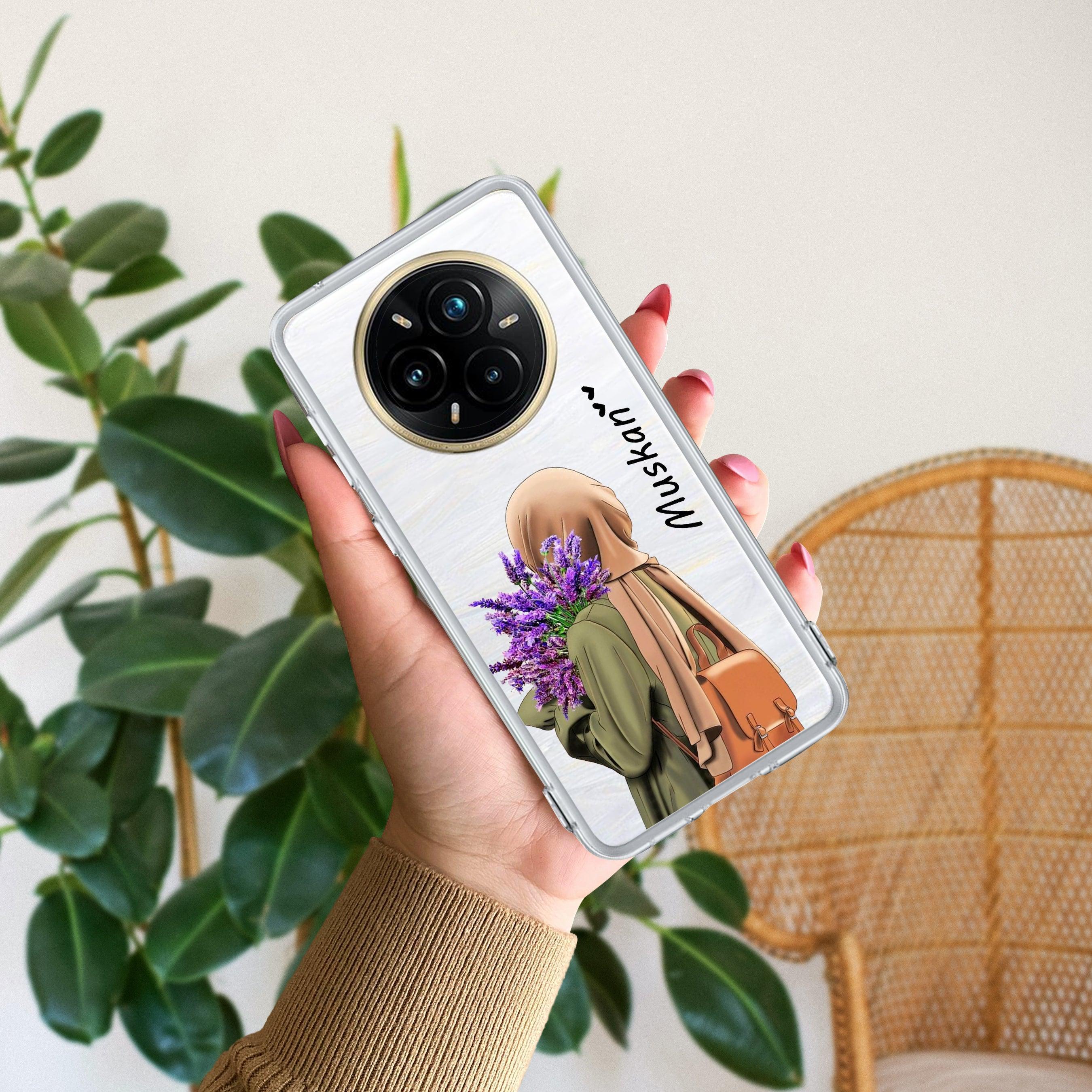 Personalized Hijab Girl Transparent Silicon Case For Realme 11 5G