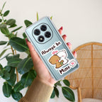 Cute Cuddle Bears Transparent Silicon Case For Redmi A5 4G