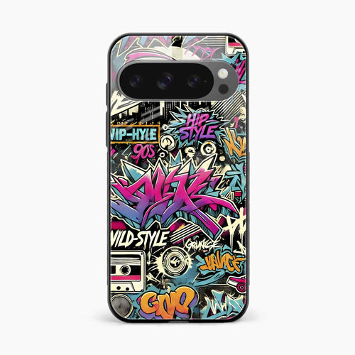 90s Hip-Hop Street Art Glass Case Cover For Google Pixel 10 Pro