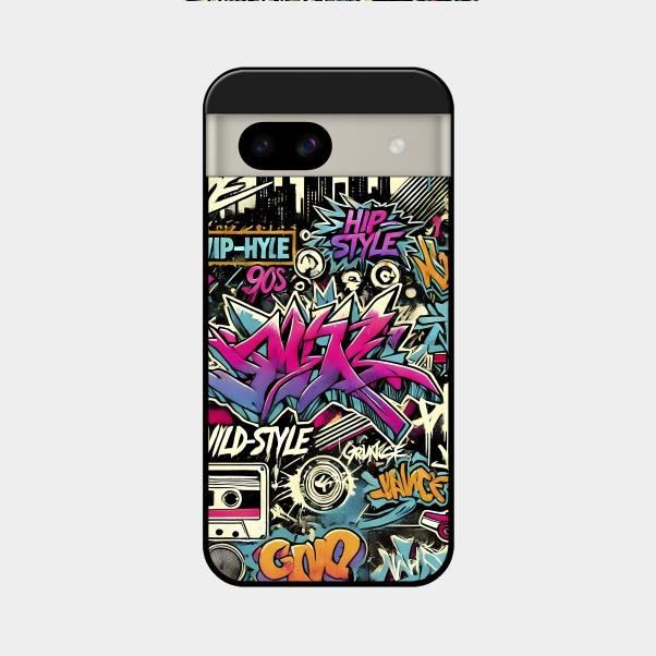 90s Hip-Hop Street Art Glass Case Cover For Google - ShopOnCliQ