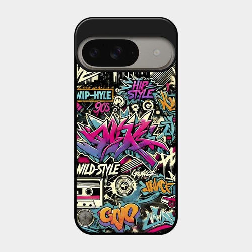 90s Hip-Hop Street Art Glass Case Cover For Google Pixel 9 5G