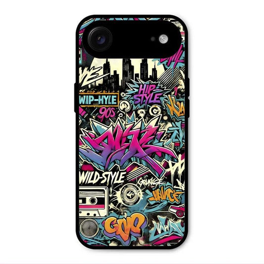 90s Hip-Hop Street Art Glass Case Cover For iPhone Air