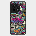 90s Hip-Hop Street Art Glass Case Cover For Oneplus 11R 5G