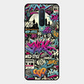 90s Hip-Hop Street Art Glass Case Cover For Oneplus 8