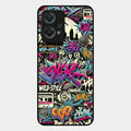 90s Hip-Hop Street Art Glass Case Cover For Oneplus Nord Ce 2 Lite 5G