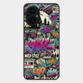 90s Hip-Hop Street Art Glass Case Cover For Oppo F21S Pro 5G