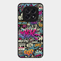 90s Hip-Hop Street Art Glass Case Cover For Oppo F29 5G