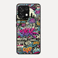 90s Hip-Hop Street Art Glass Case Cover For Oppo F31 5G