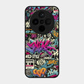 90s Hip-Hop Street Art Glass Case Cover For Oppo Find X8 5G