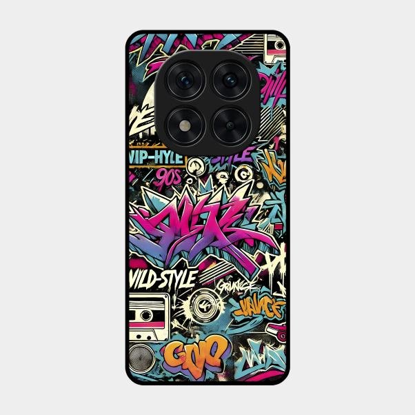90s Hip-Hop Street Art Glass Case Cover For Poco X7 5G