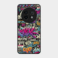 90s Hip-Hop Street Art Glass Case Cover For Realme 13 Plus 5G