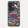 90s Hip-Hop Street Art Glass Case Cover For Realme 15X 5G