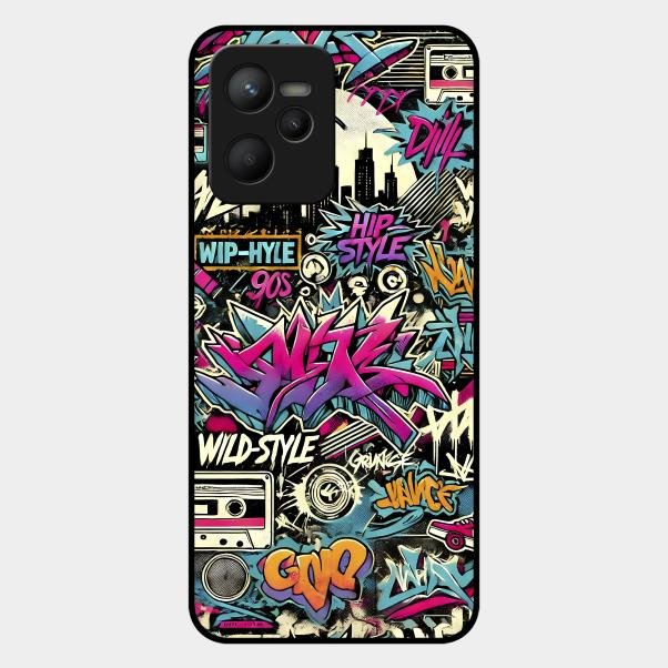 90s-hip-hop-street-art-metal-case-cover-for-realme-c35