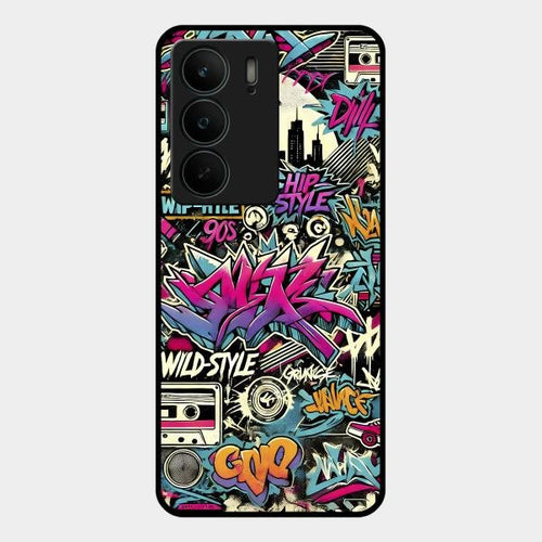 90s Hip-Hop Street Art Glass Case Cover For Realme C75 5G