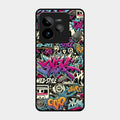 90s Hip-Hop Street Art Glass Case Cover For Realme Gt 7 Pro