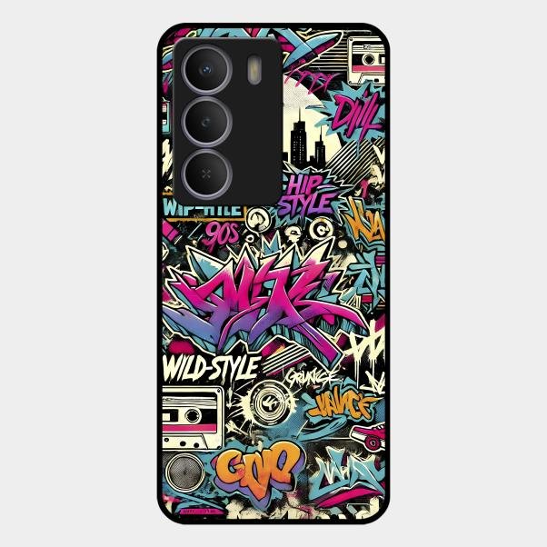 90s Hip-Hop Street Art Glass Case Cover For Realme P3 Lite 5G
