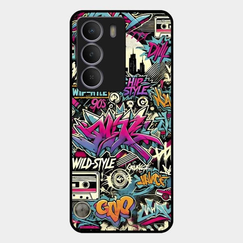90s Hip-Hop Street Art Glass Case Cover For Realme P3 Lite 5G