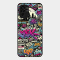90s Hip-Hop Street Art Glass Case Cover For Redmi Note 10
