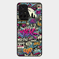 90s Hip-Hop Street Art Glass Case Cover For Redmi Note 11T 5G