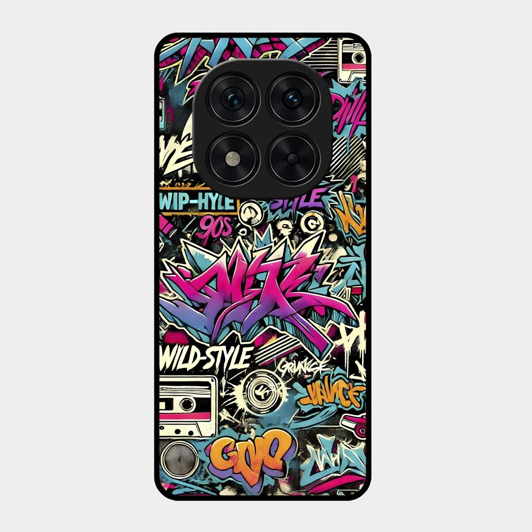90s Hip-Hop Street Art Glass Case Cover For Redmi Note 15 Pro Plus 5G
