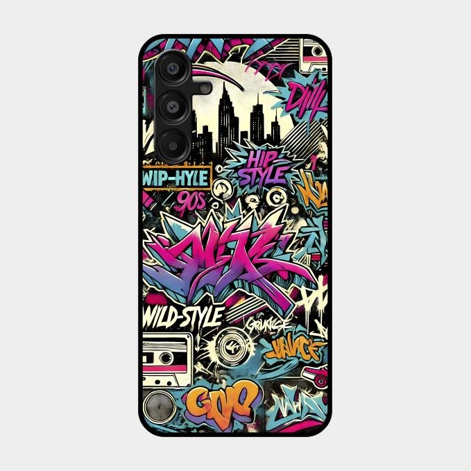 90s Hip-Hop Street Art Glass Case Cover For Samsung Galaxy A16 5G