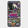 90s Hip-Hop Street Art Glass Case Cover For Samsung Galaxy F23 5G