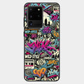 90s Hip-Hop Street Art Glass Case Cover For Samsung Galaxy S20 Ultra