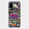 90s Hip-Hop Street Art Glass Case Cover For Samsung Galaxy S20