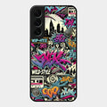 90s Hip-Hop Street Art Glass Case Cover For Samsung Galaxy S22 Plus 5G