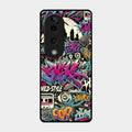 90s Hip-Hop Street Art Glass Case Cover For Vivo T3 Ultra