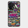 90s Hip-Hop Street Art Glass Case Cover For Vivo T4 Pro 5G