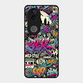 90s Hip-Hop Street Art Glass Case Cover For Vivo T4R 5G
