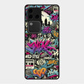 90s Hip-Hop Street Art Glass Case Cover For Vivo V30 Pro 5G
