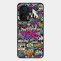 90s Hip-Hop Street Art Glass Case Cover For Vivo V60 5G
