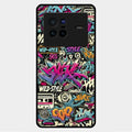 90s Hip-Hop Street Art Glass Case Cover For Vivo X80 5G