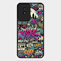 90s Hip-Hop Street Art Glass Case Cover For Vivo Y02T