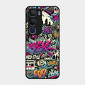 90s Hip-Hop Street Art Glass Case Cover For Vivo Y29 5G