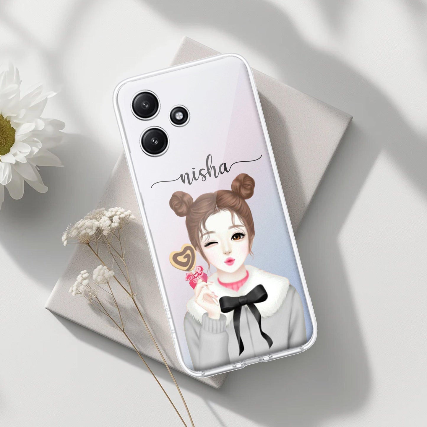 Candy Wink Customize Transparent Silicon Case For Poco - ShopOnCliQ