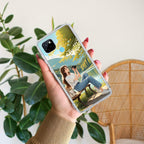 Natures Frame Transparent Silicon Case For Realme 11 Pro 5G