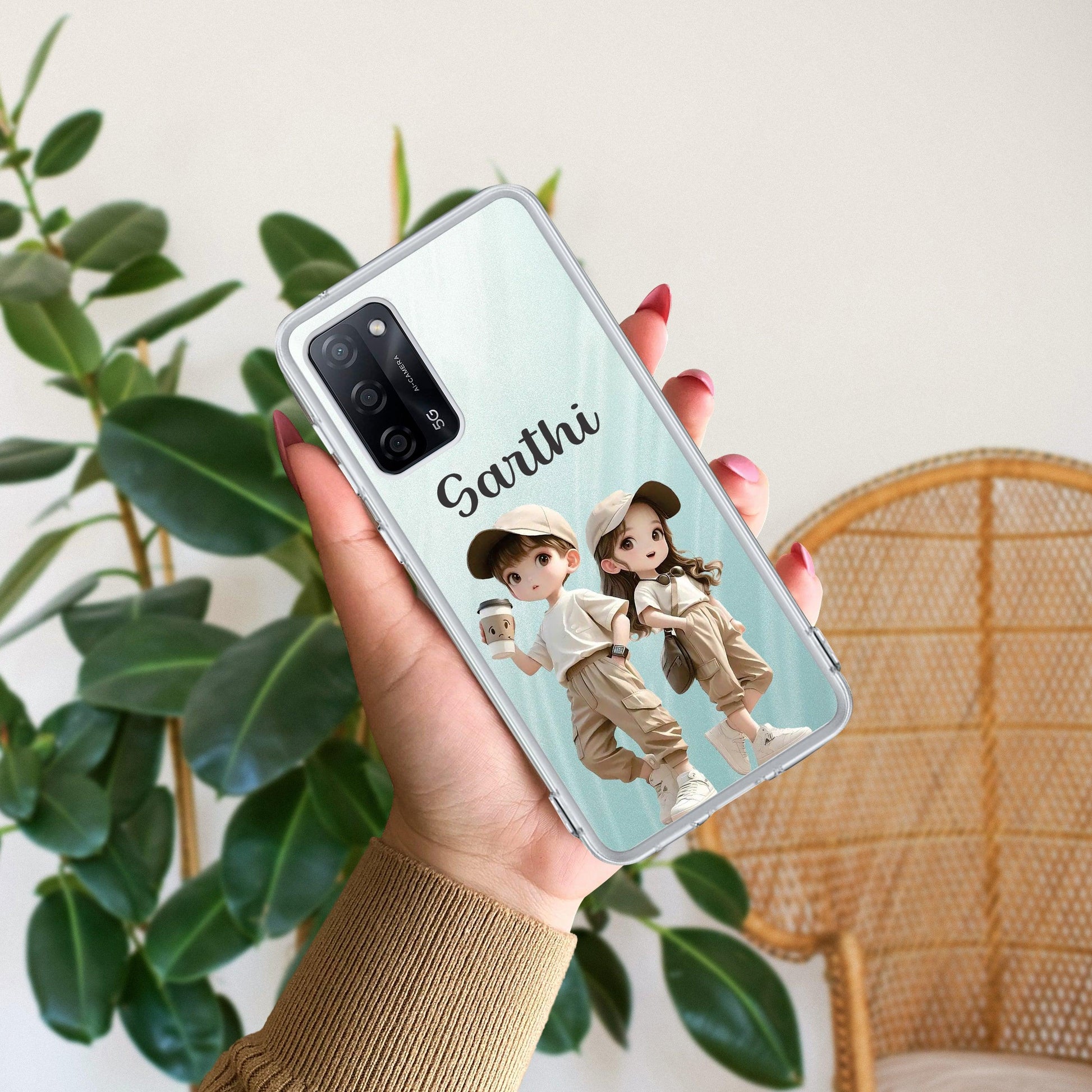 Sweet Harmony Customize Transparent Silicon Case For Oppo - ShopOnCliQ