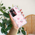 Cute Kitty Bliss Anti Yellow Case For Oppo F25 Pro 5G