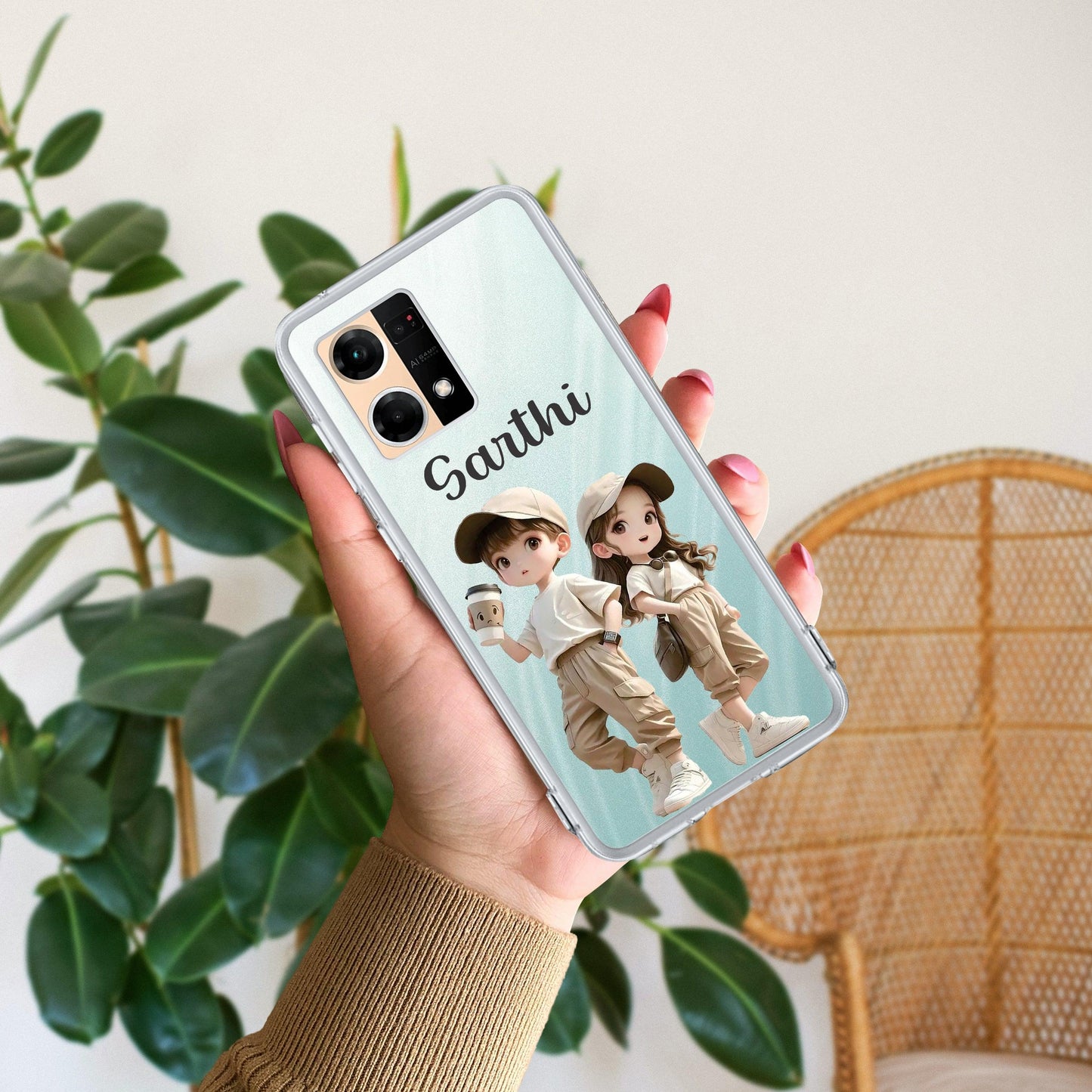 Sweet Harmony Customize Transparent Silicon Case For Oppo - ShopOnCliQ