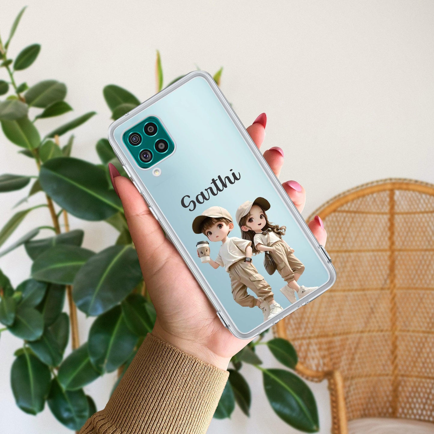 Sweet Harmony Customize Transparent Silicon Case For Samsung