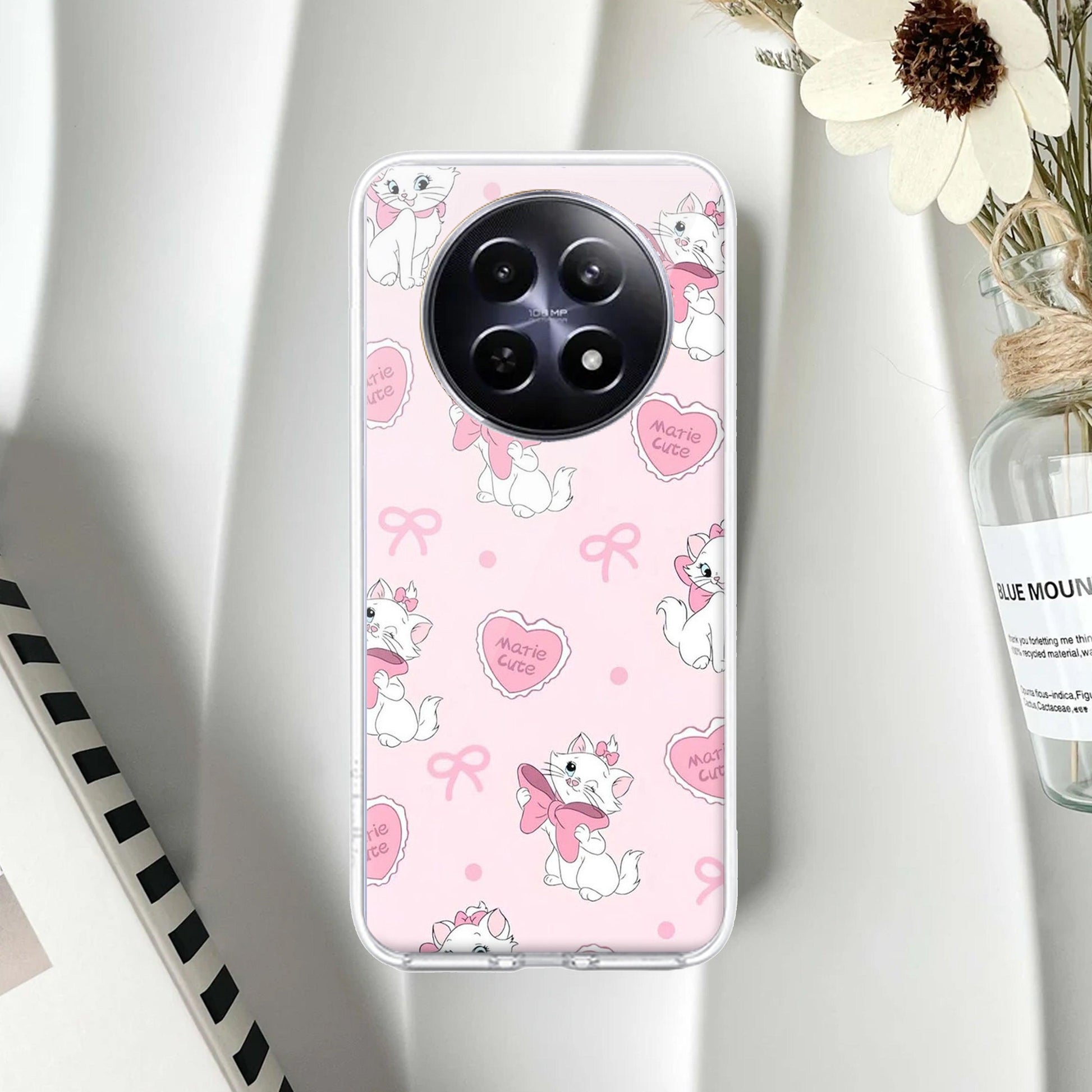 Cute Kitty Bliss Transparent Silicon Case For Realme/Narzo - ShopOnCliQ