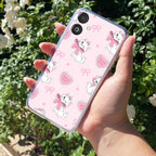Cute Kitty Bliss Anti Yellow Case For Samsung Galaxy M06 5G