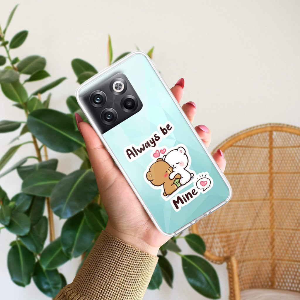 Cute Cuddle Bears Anti Yellow Case For OnePlus 10T 5G